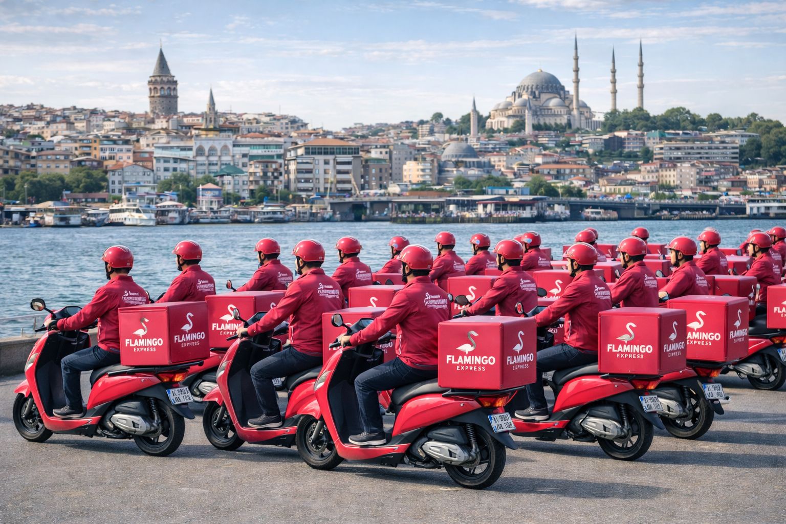 Flamingo Express şehir içi operasyon
